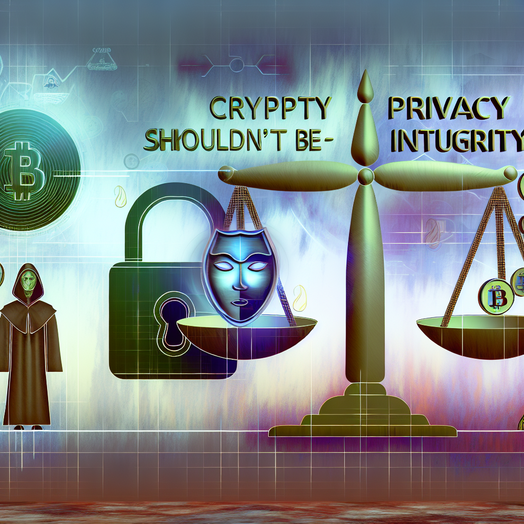 Crypto Privacy Shouldn’t Be a Measure of Integrity 1761833435