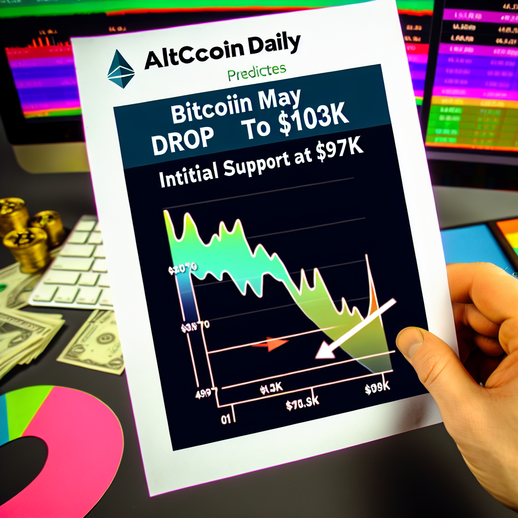 Altcoin Daily Predicts Bitcoin May Drop to $103K, While Godbole Identifies Initial Support at $97K Altcoin Daily Predicts Bitcoin May Drop to $103K, While Godbole Identifies Initial Support at $97K