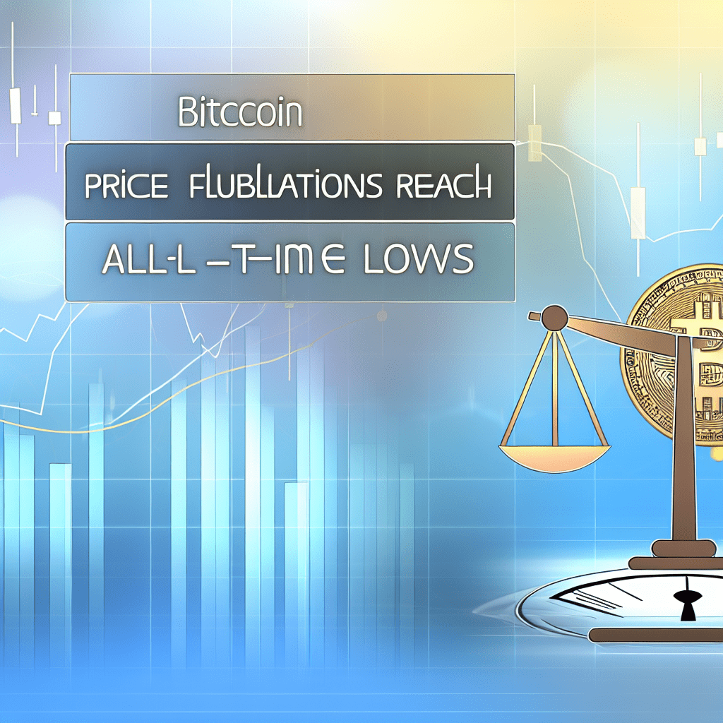 Bitcoin Price Fluctuations Reach All-Time Lows Bitcoin Price Fluctuations Reach All-Time Lows