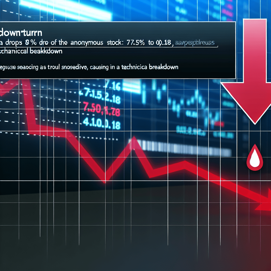 Drops 7.5% to $0.18, Causing a Technical Breakdown Drops 7.5% to $0.18, Causing a Technical Breakdown