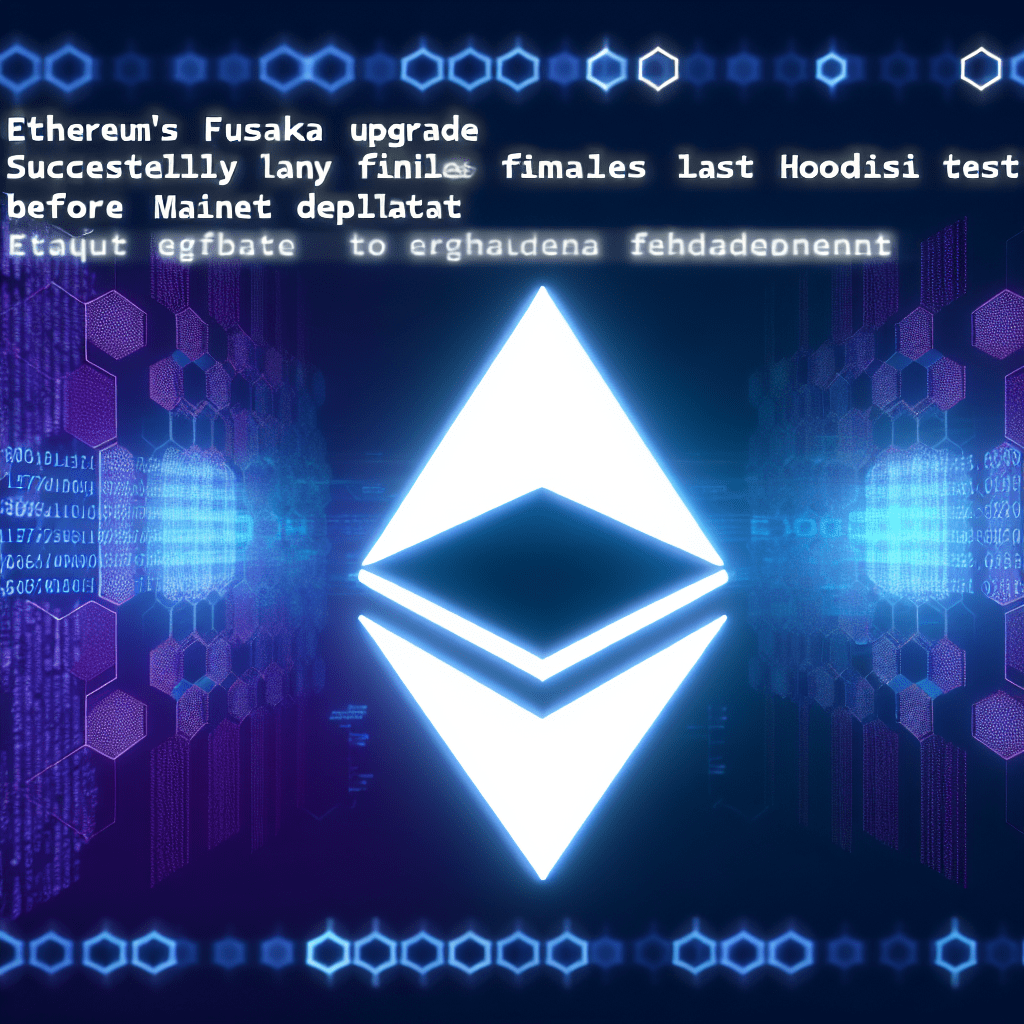 Ethereum’s Fusaka Upgrade Successfully Finalizes Last Hoodi Test Before Mainnet Deployment Ethereum's Fusaka Upgrade Successfully Finalizes Last Hoodi Test Before Mainnet Deployment