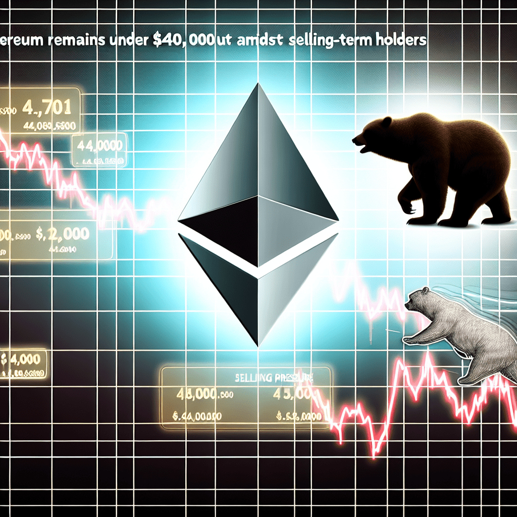 Ethereum’s Price Remains Under $4,000 Amidst Selling Pressure from Long-Term Holders Ethereum's Price Remains Under $4,000 Amidst Selling Pressure from Long-Term Holders