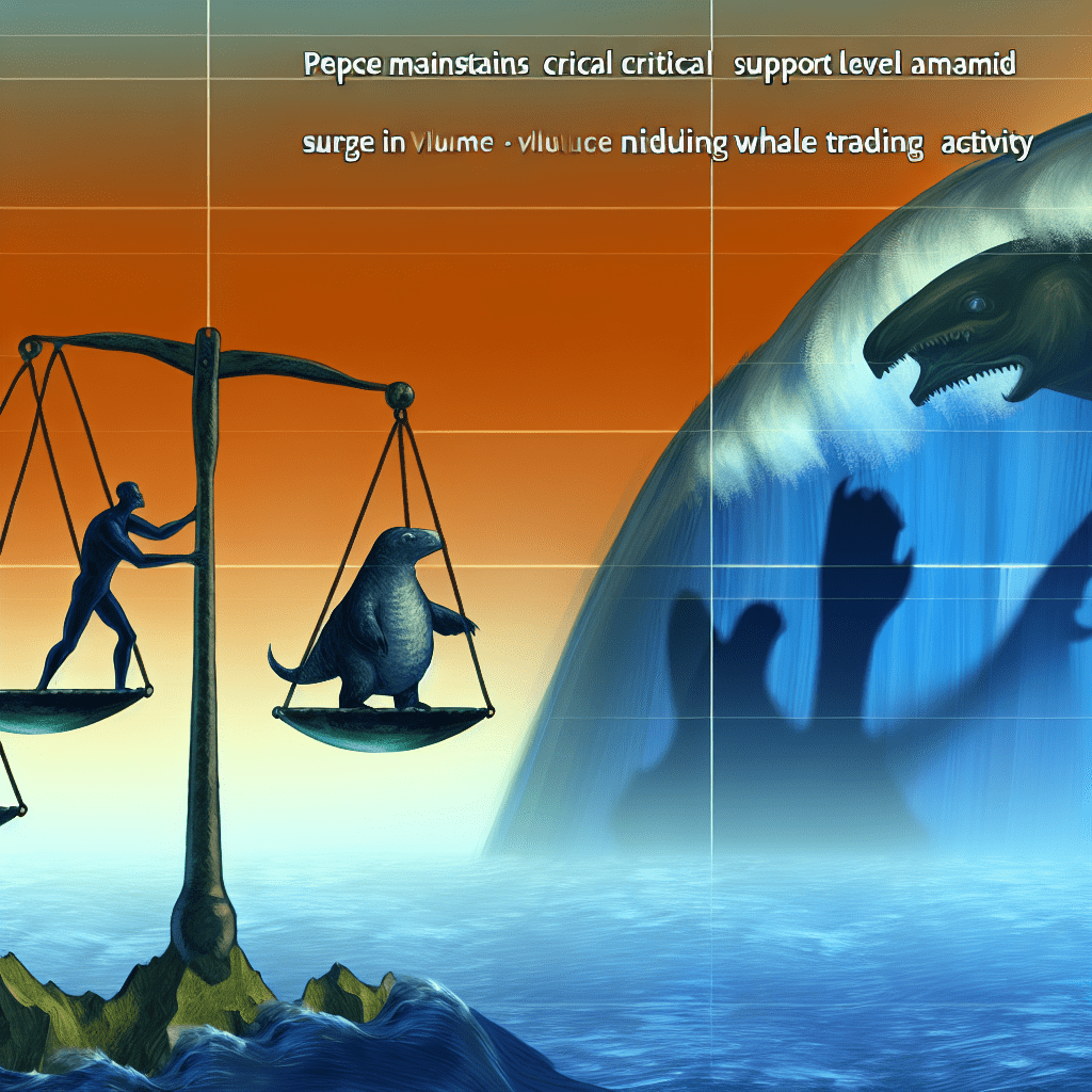 PEPE Maintains Critical Support Level Amid Surge in Volume Indicating Whale Trading Activity PEPE Maintains Critical Support Level Amid Surge in Volume Indicating Whale Trading Activity