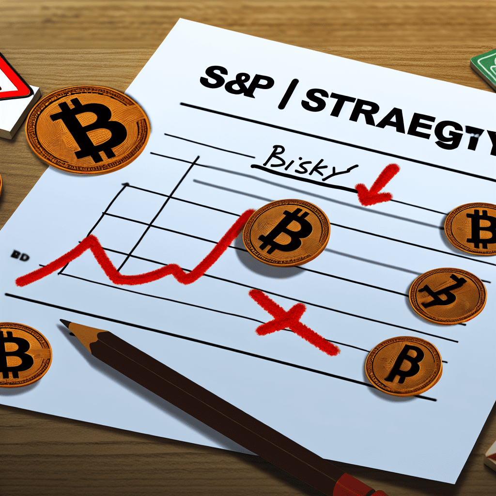 S&P Gives Strategy a B- Junk Rating Due to Bitcoin Risks S&P Gives Strategy a B- Junk Rating Due to Bitcoin Risks