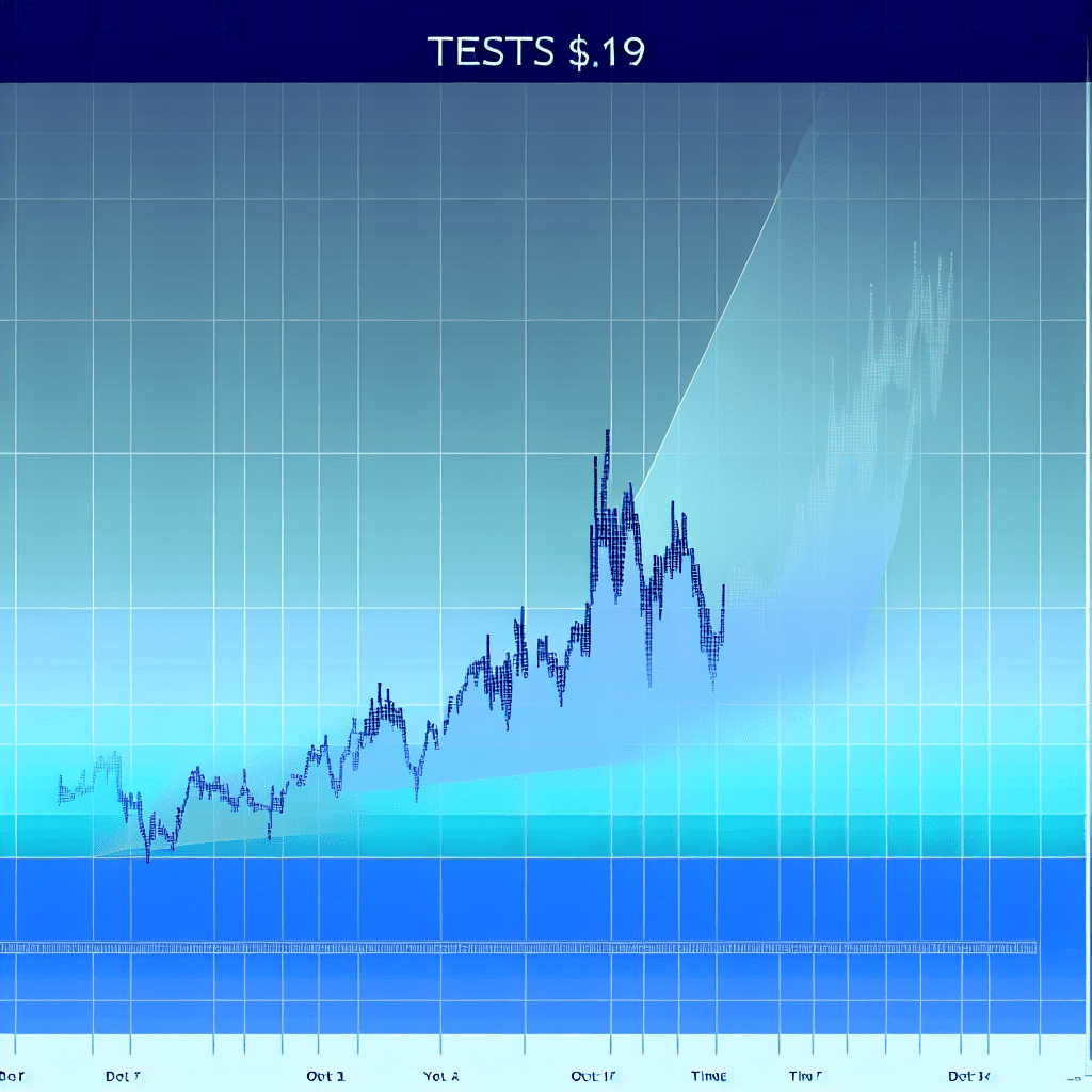 Tests $0.19 as Descending Channel Indicates Potential Breakout Tests $0.19 as Descending Channel Indicates Potential Breakout