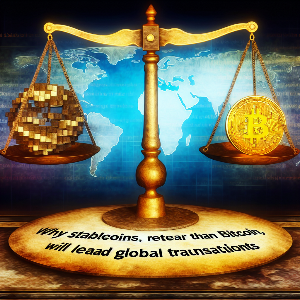 Why Stablecoins, Rather Than Bitcoin, Will Lead Global Transactions Why Stablecoins, Rather Than Bitcoin, Will Lead Global Transactions