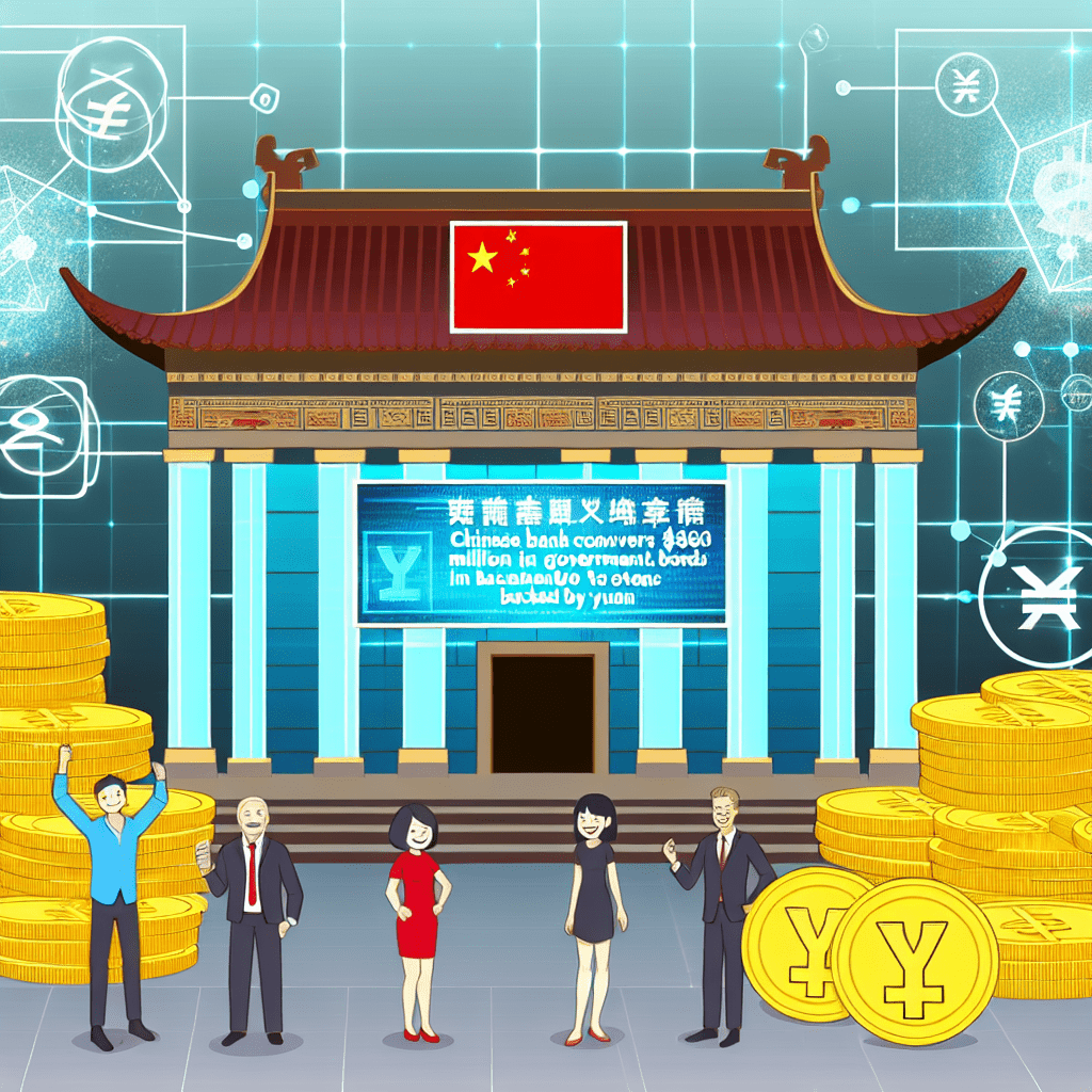 Chinese Bank Converts $600 Million in Government Bonds into Tokens Backed by Yuan 1764886608