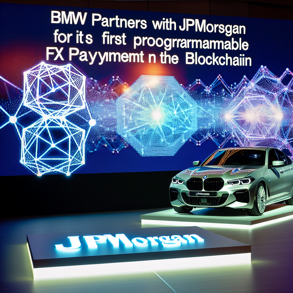 BMW Partners with JPMorgan for Its First Programmable FX Payment on the Blockchain 1765286692
