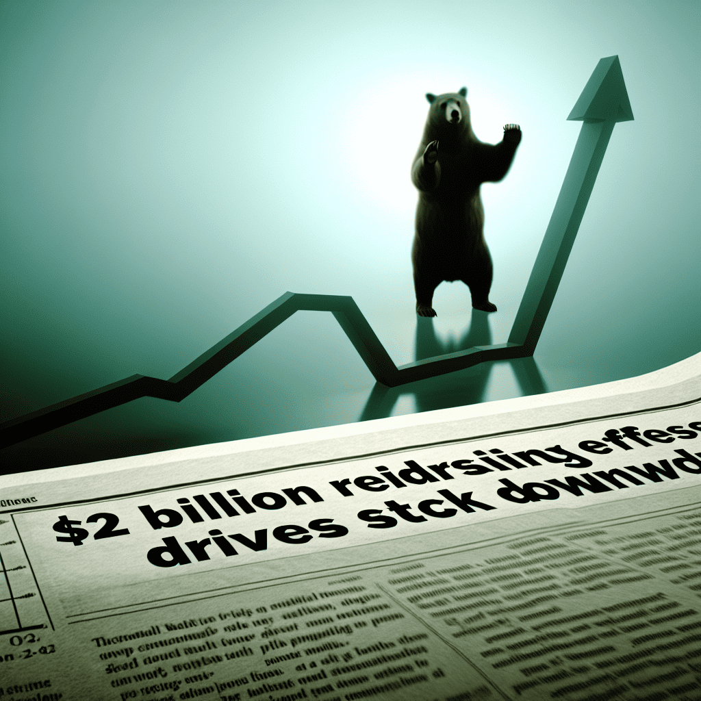 $2 Billion Fundraising Effort Drives Stock Downward $2 Billion Fundraising Effort Drives Stock Downward