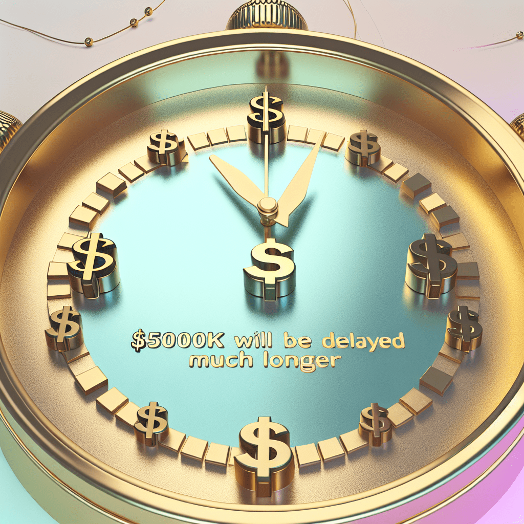 $500K Will Be Delayed Much Longer $500K Will Be Delayed Much Longer