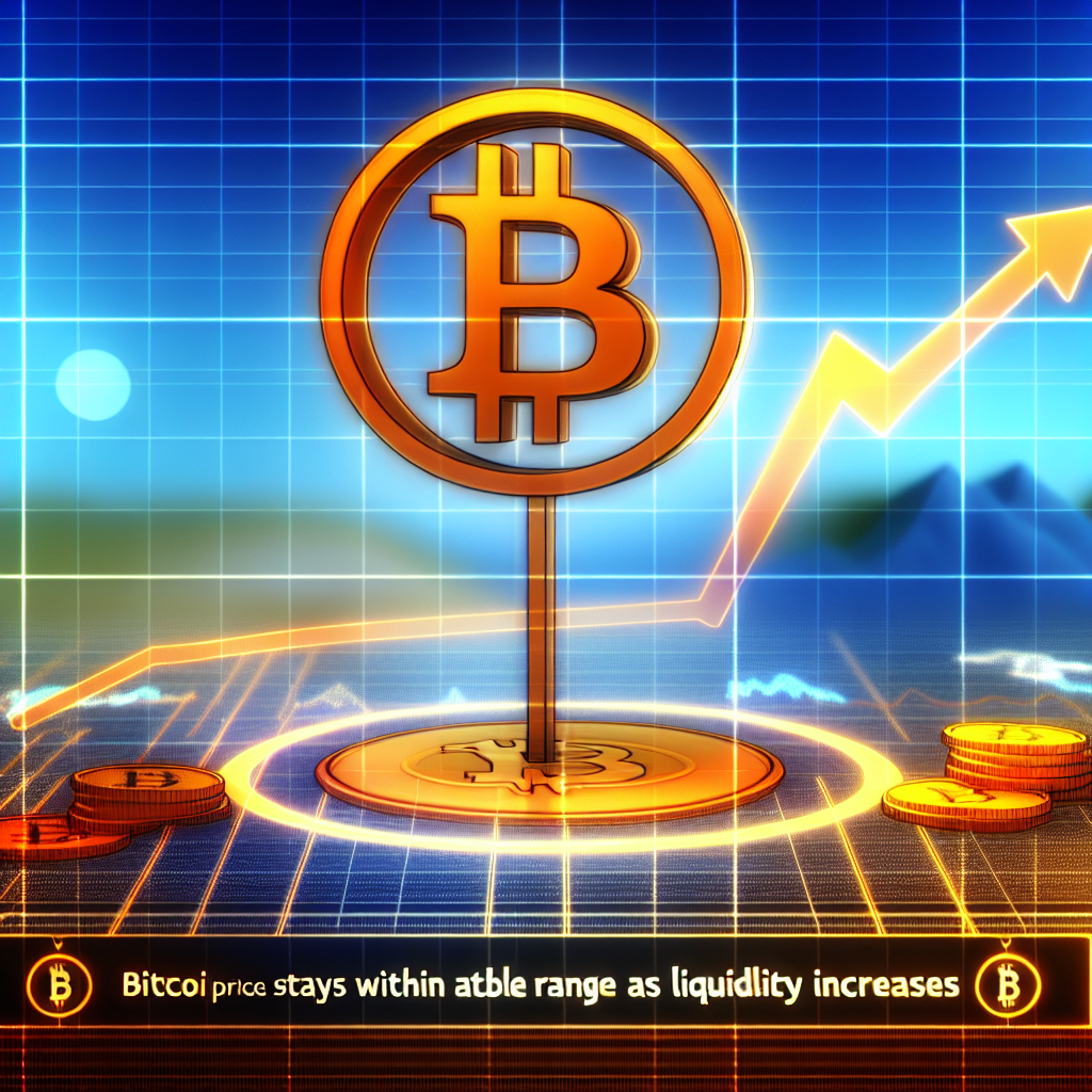 Bitcoin price stays within a stable range as liquidity increases. Bitcoin price stays within a stable range as liquidity increases.