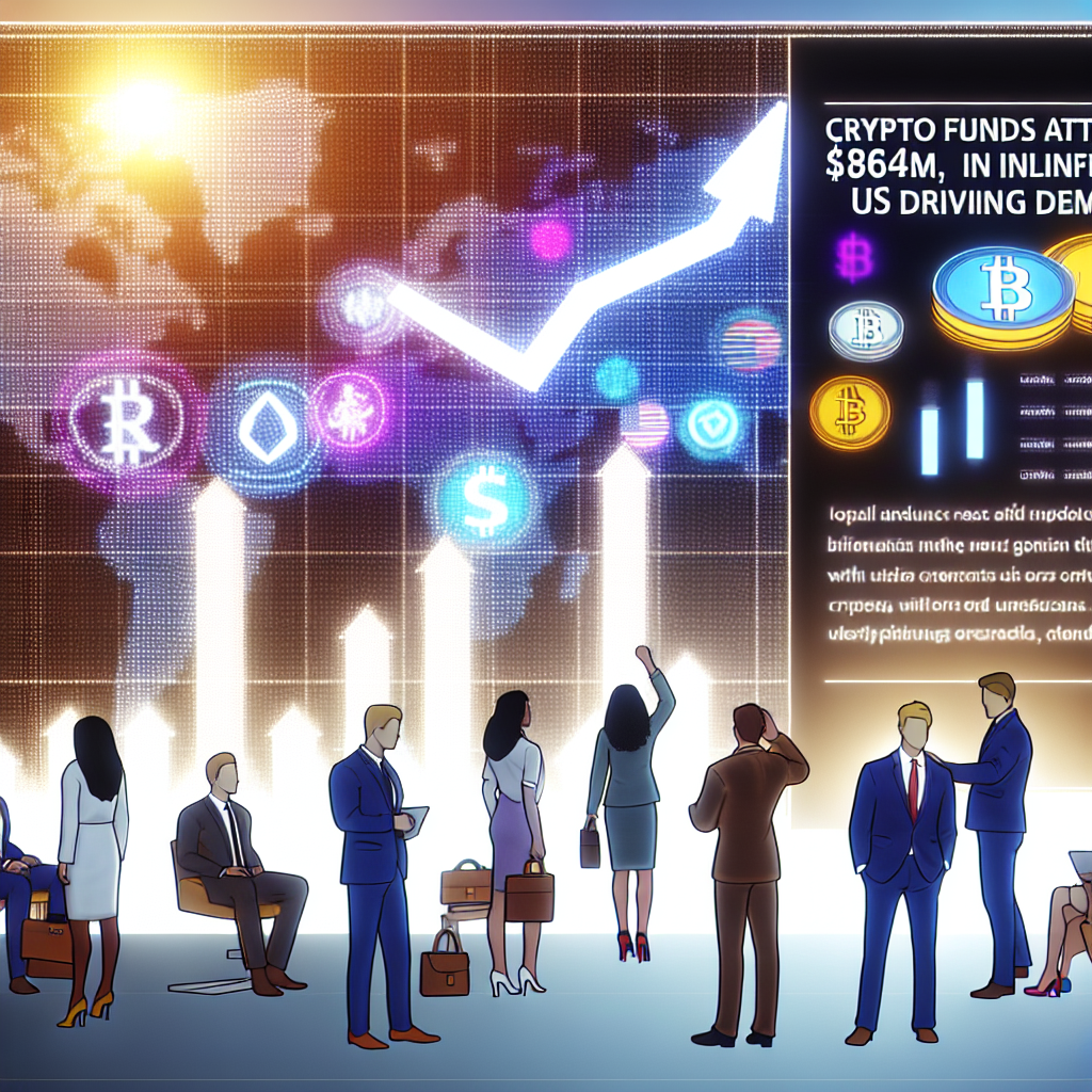 Crypto Funds Attract $864M in Inflows with US Driving Demand Crypto Funds Attract $864M in Inflows with US Driving Demand