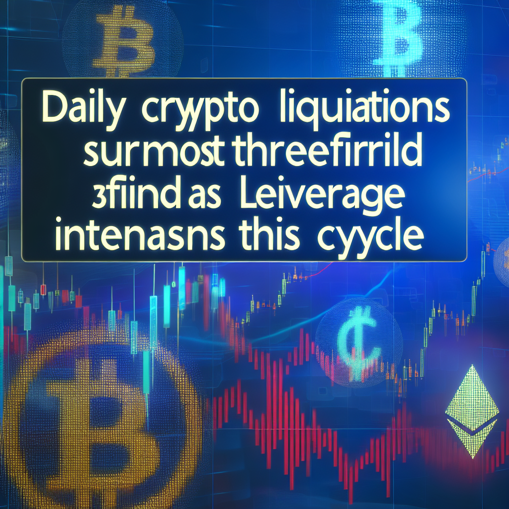 Daily Crypto Liquidations Surge Almost Threefold as Leverage Intensifies This Cycle Daily Crypto Liquidations Surge Almost Threefold as Leverage Intensifies This Cycle
